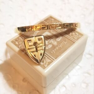 Givenchy Vintage Logo Bracelet and Lapel Pin